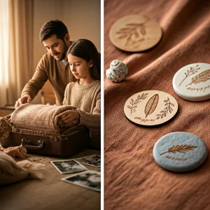 Heartfelt keepsakes and comforting gifts for traveling family on their remembrance journey.