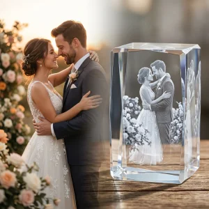How 3D Laser Subsurface Engraving Works: The Tech Behind Every Personalized Wedding Crystal Plaque and 3D Photo Crystal Wedding Gift